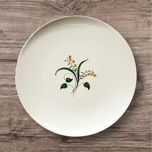 Vintage Edwin Knowles "Forsythia" Mid-Century Modern Dinner Plate